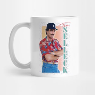 Tom Selleck -- 80s Aesthetic Design Mug